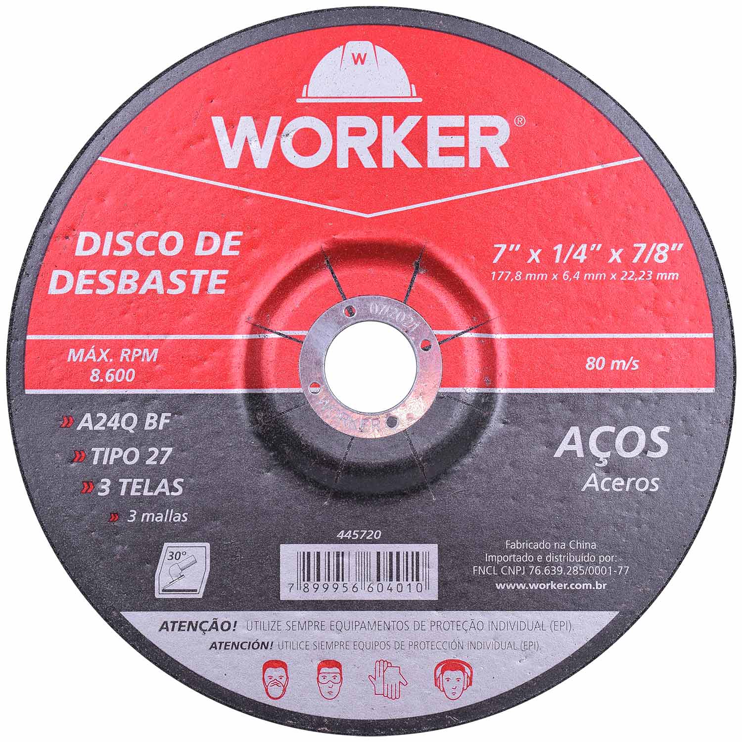 Disco Desbaste 7