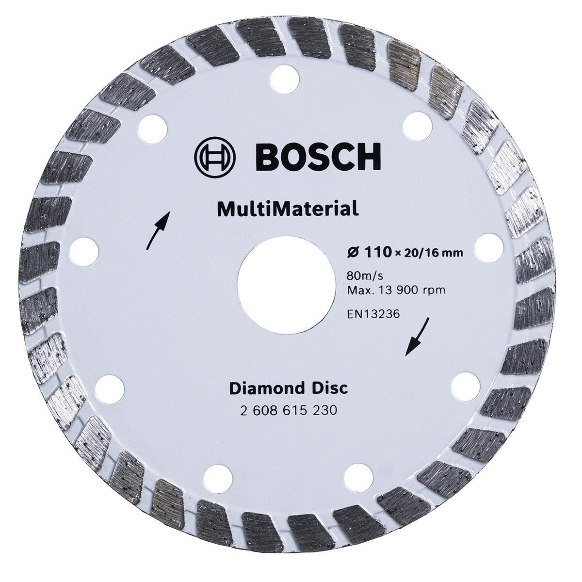 Disco De Corte Diamantado 110Mm Turbo Bosch