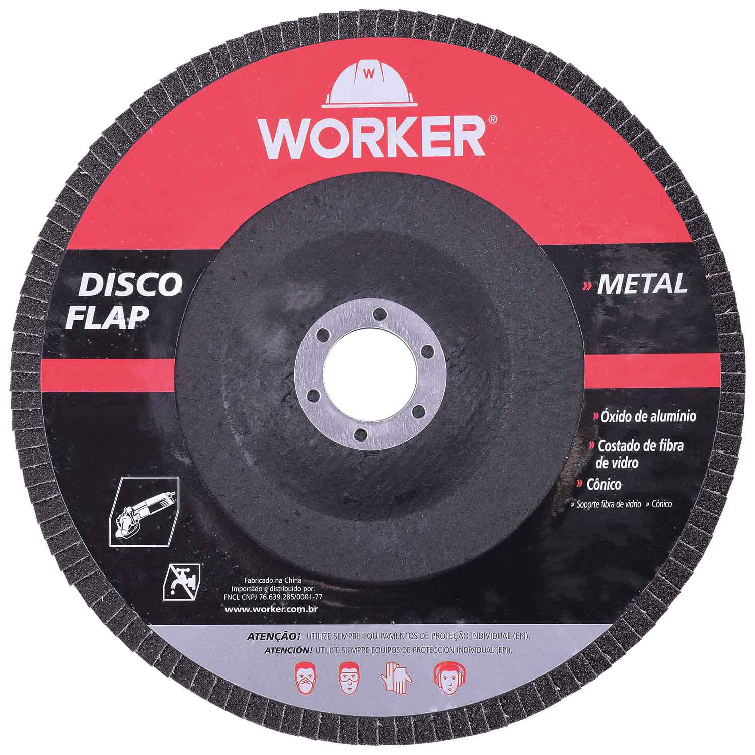 Disco Flap Reto G60 178 X 22	23Mm Metal Worker