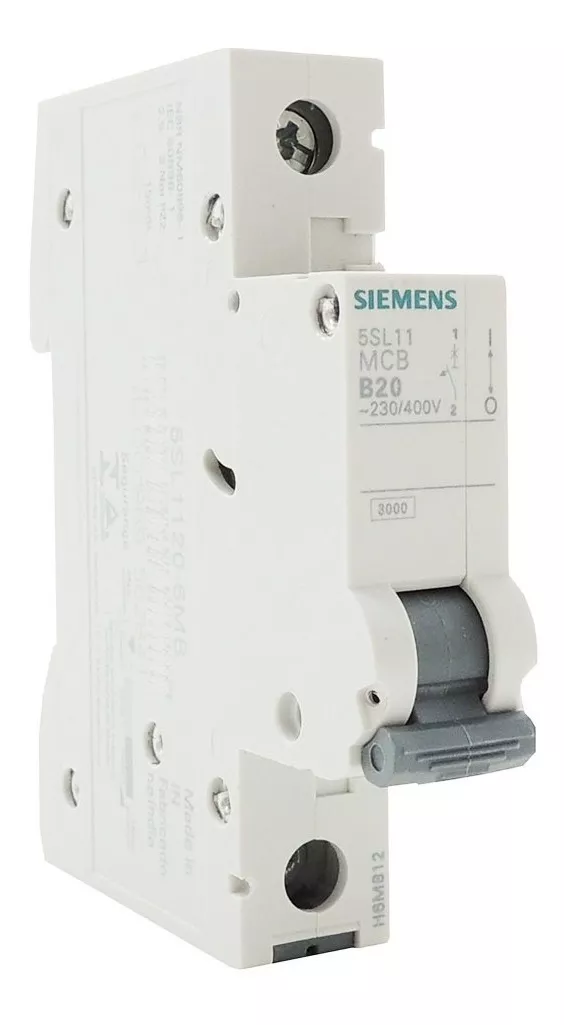 Disjuntor Unipolar Din Curva B 20A Siemens