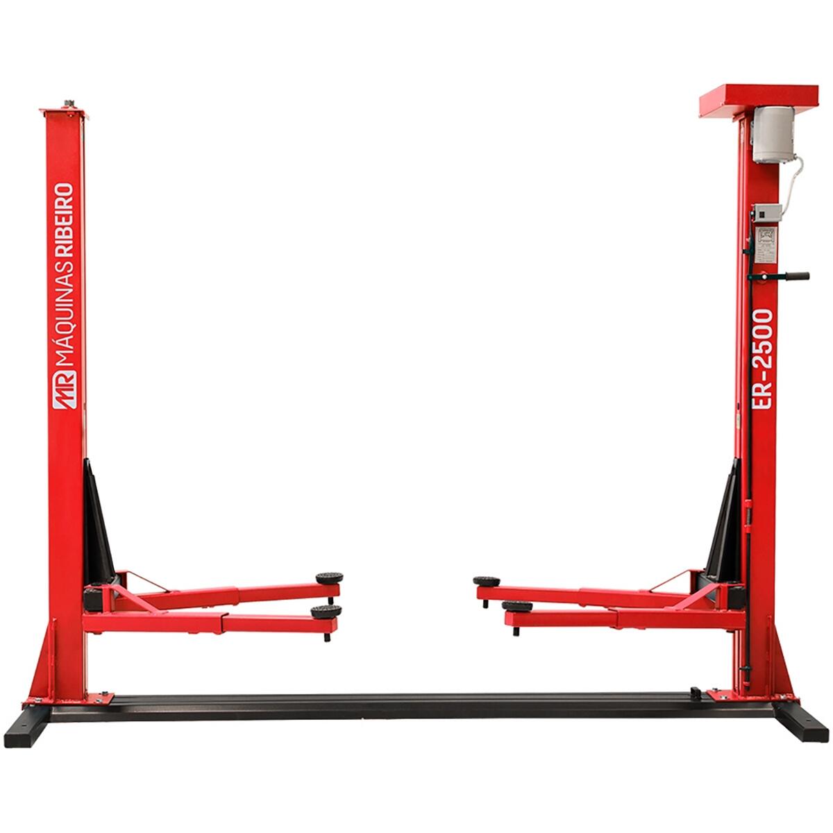 Elevador Automotivo 2	5T Vermelho Trif 220V Maquina Ribeiro