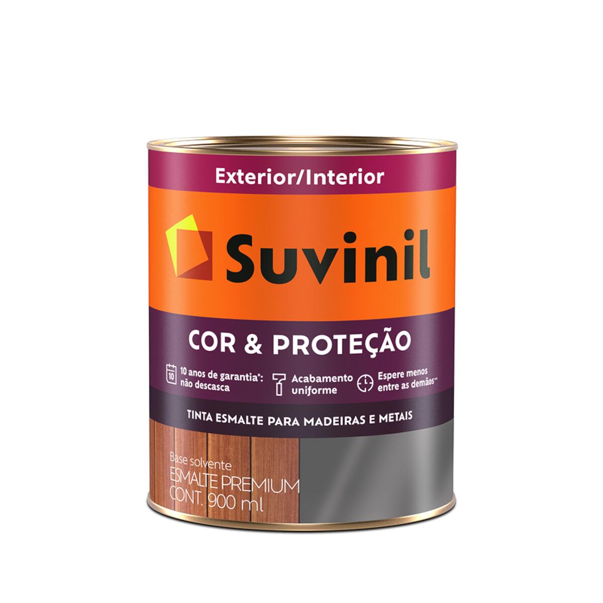 Tinta Esmalte Cor & Proteção Brilho Vermelho 900Ml Suvinil