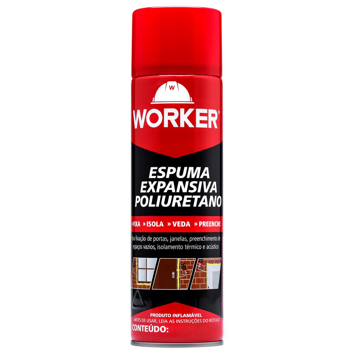 Espuma Expansiva Poliuretano 290Ml/284G Worker