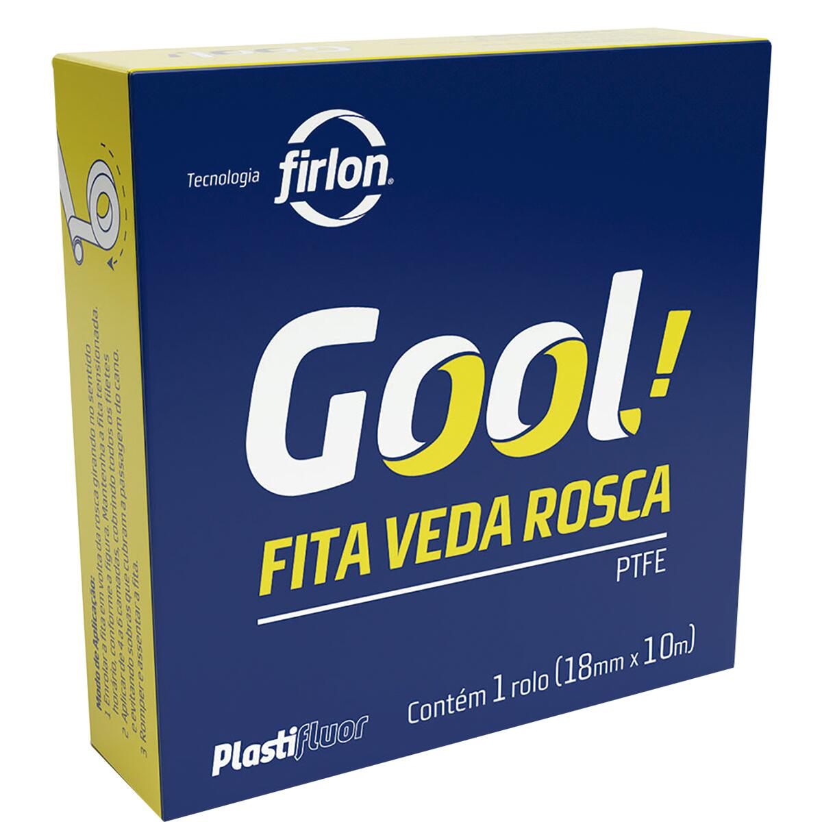 Fita Veda Rosca Gool 18Mmx10M