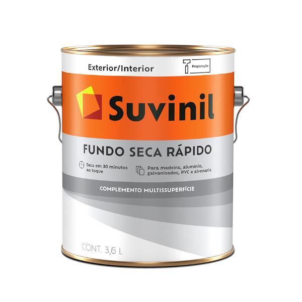 Tinta Para Fundo Seca Rápido Branco 3	6L Suvinil