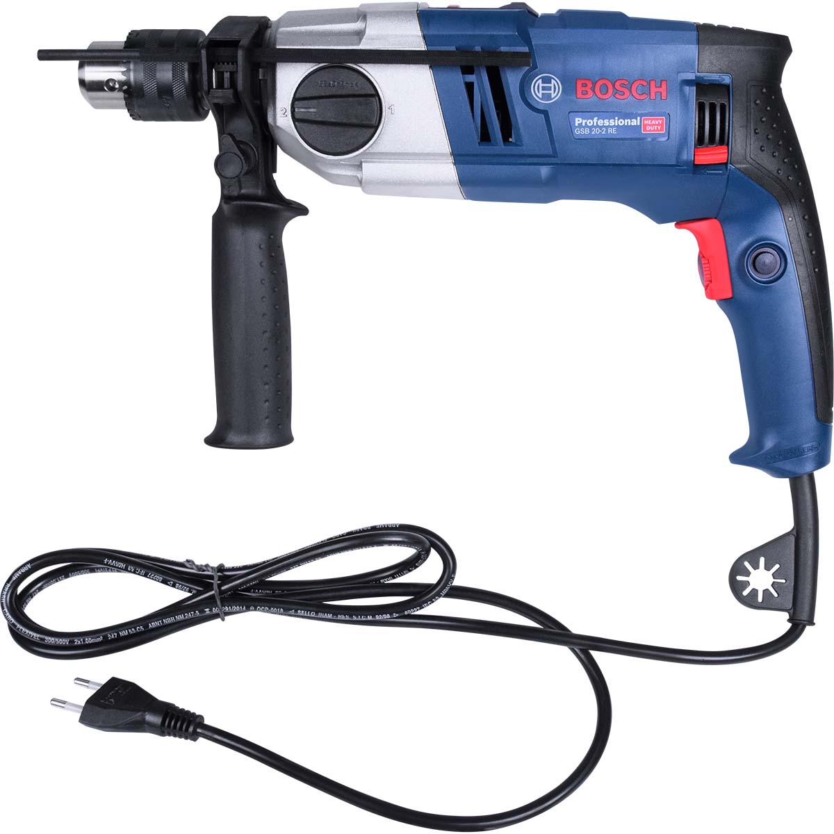 Furadeira Impacto Gsb20-2Re Com Maleta Bosch - 127V