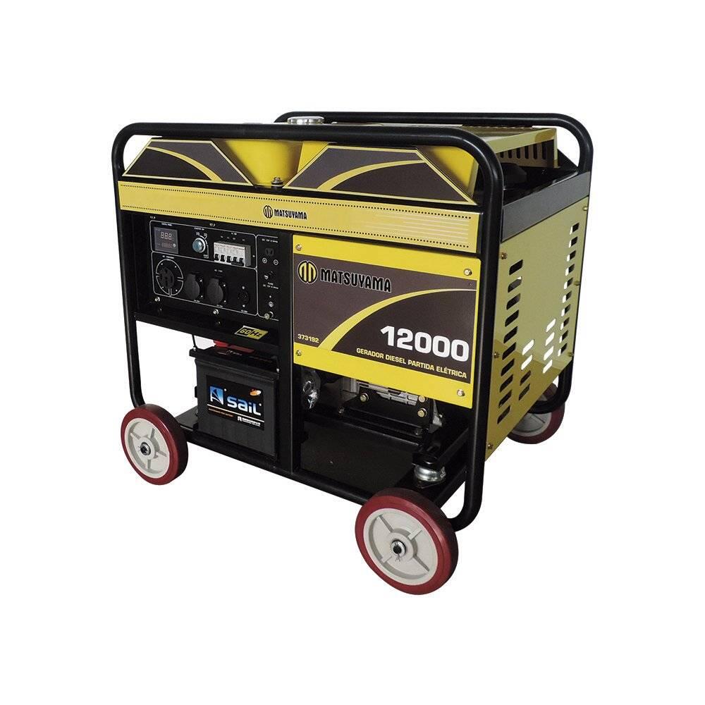 Gerador Diesel 12000 Gda 127/220 Volts Matsuyama