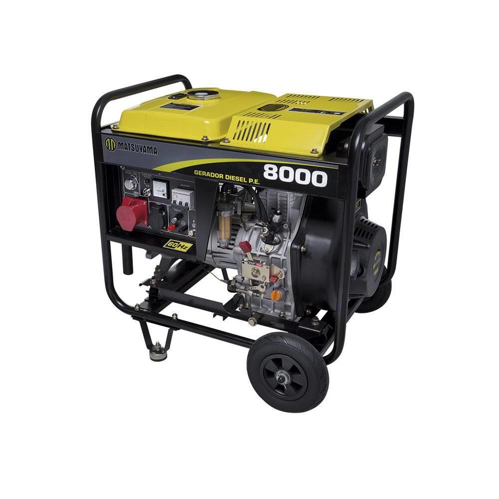 Gerador Diesel 8000 Gda 220 Volts Matsuyama