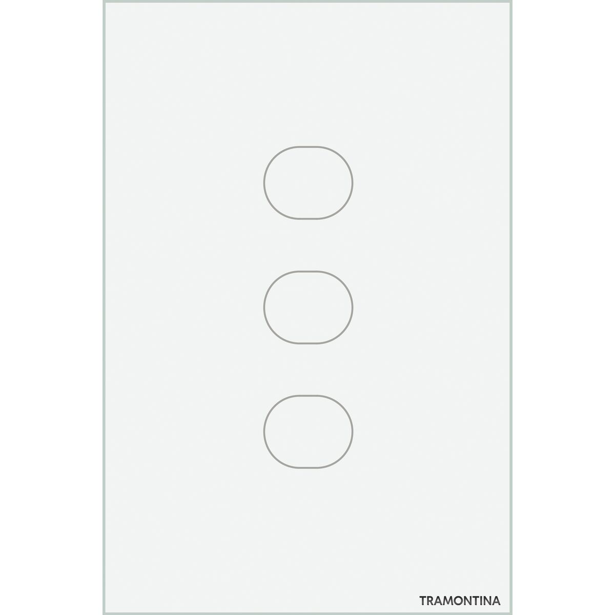 Interruptor Touch Smart Branco Com 3 Canais Tramontina
