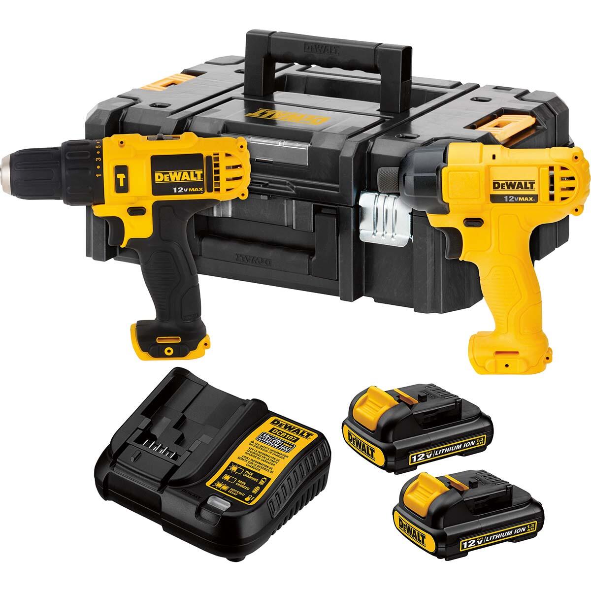 Parafusadeira Furadeira E Chave Impacto 1/4' 12V Dewalt