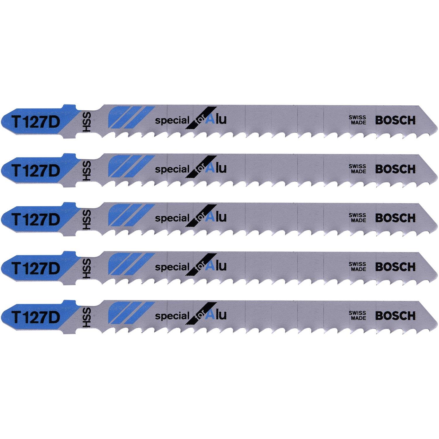 Lâmina Para Serra Tico Tico Em Alumínio 5 Peças T127D Bosch