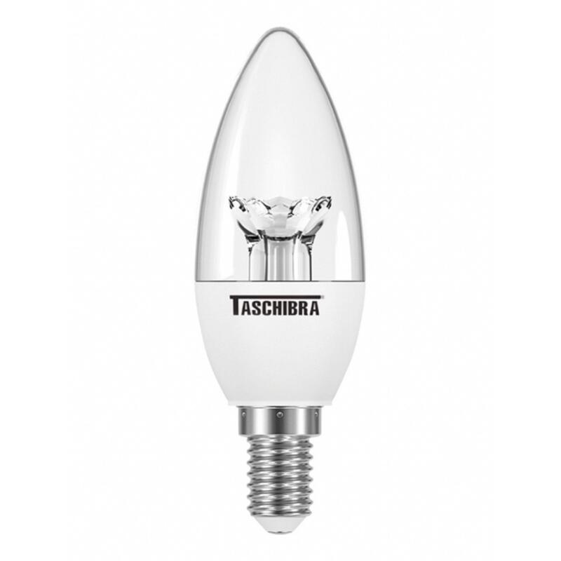 Lâmpada Led Vela E14 Clara 3	1W 6500K Bivolt Taschibra