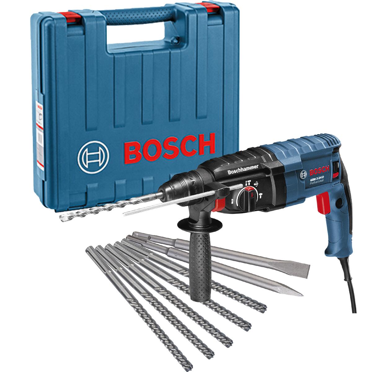 Martelete Rompedor Com 7 Acessórios Sdsplus 820W 220V Bosch