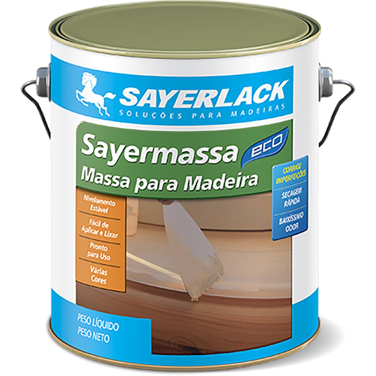 Massa Para Madeira Branca 380G Sayerlack