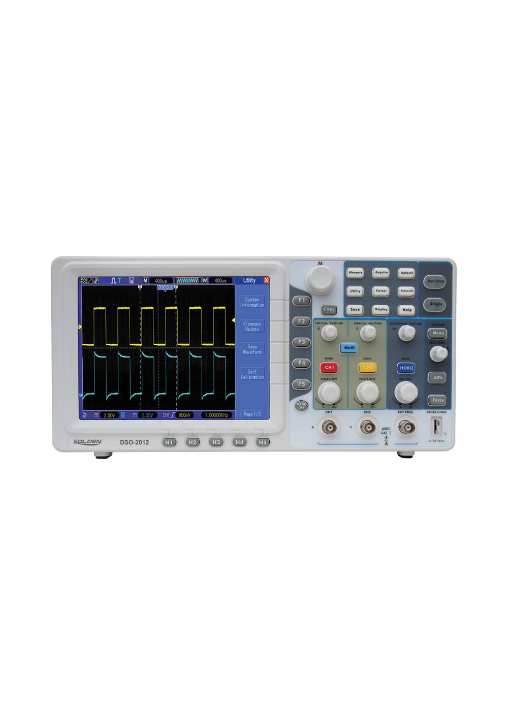 Osciloscópio Digital 100Mhz Dso-2012 Solden