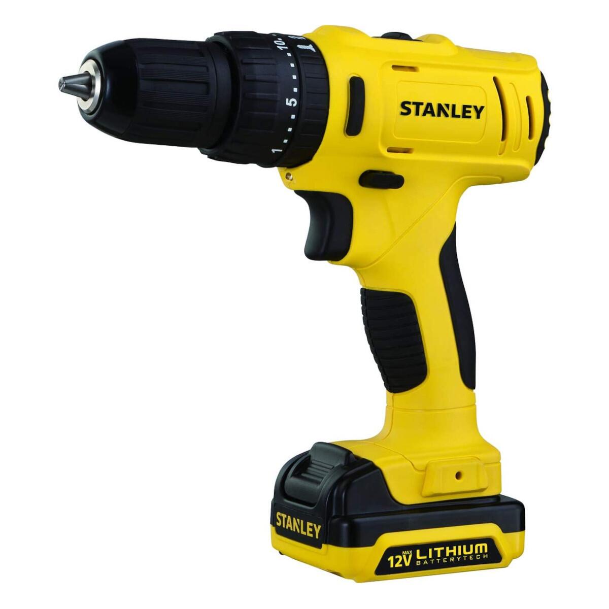 Parafusadeira Furadeira De Impacto Bateria 12V Biv Stanley