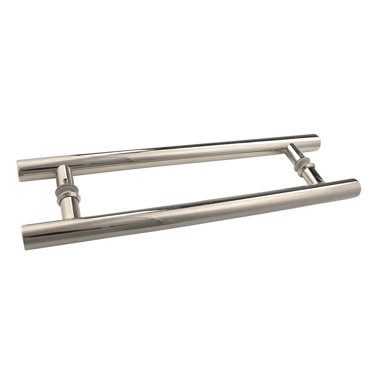 Puxador Tubular Duplo Para Portas Inox 1