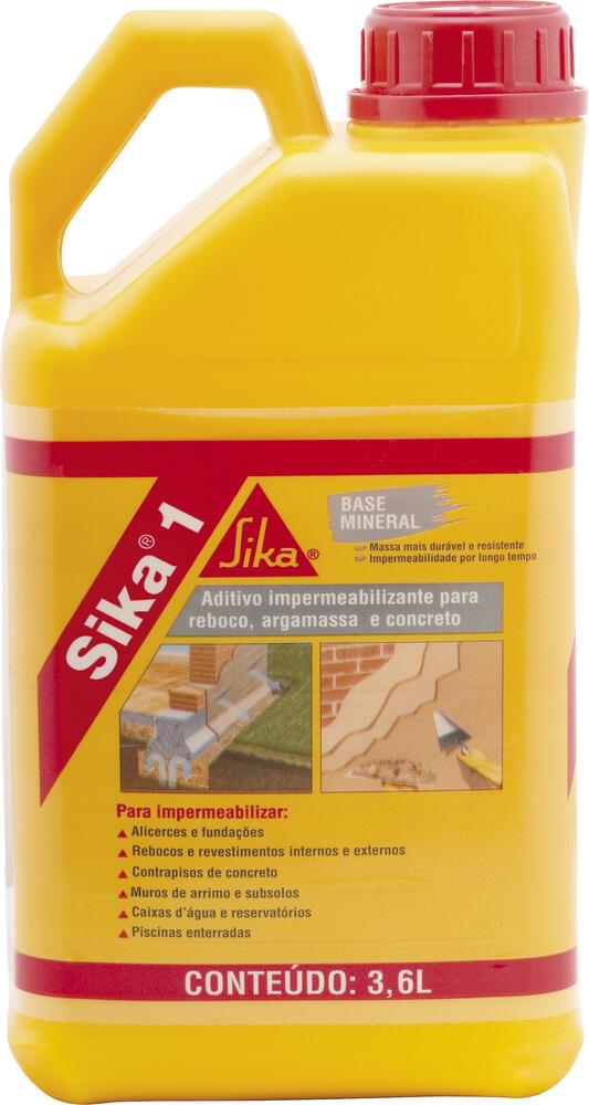 Sika 1 Aditivo Impermeabilizante 3	6L Sika