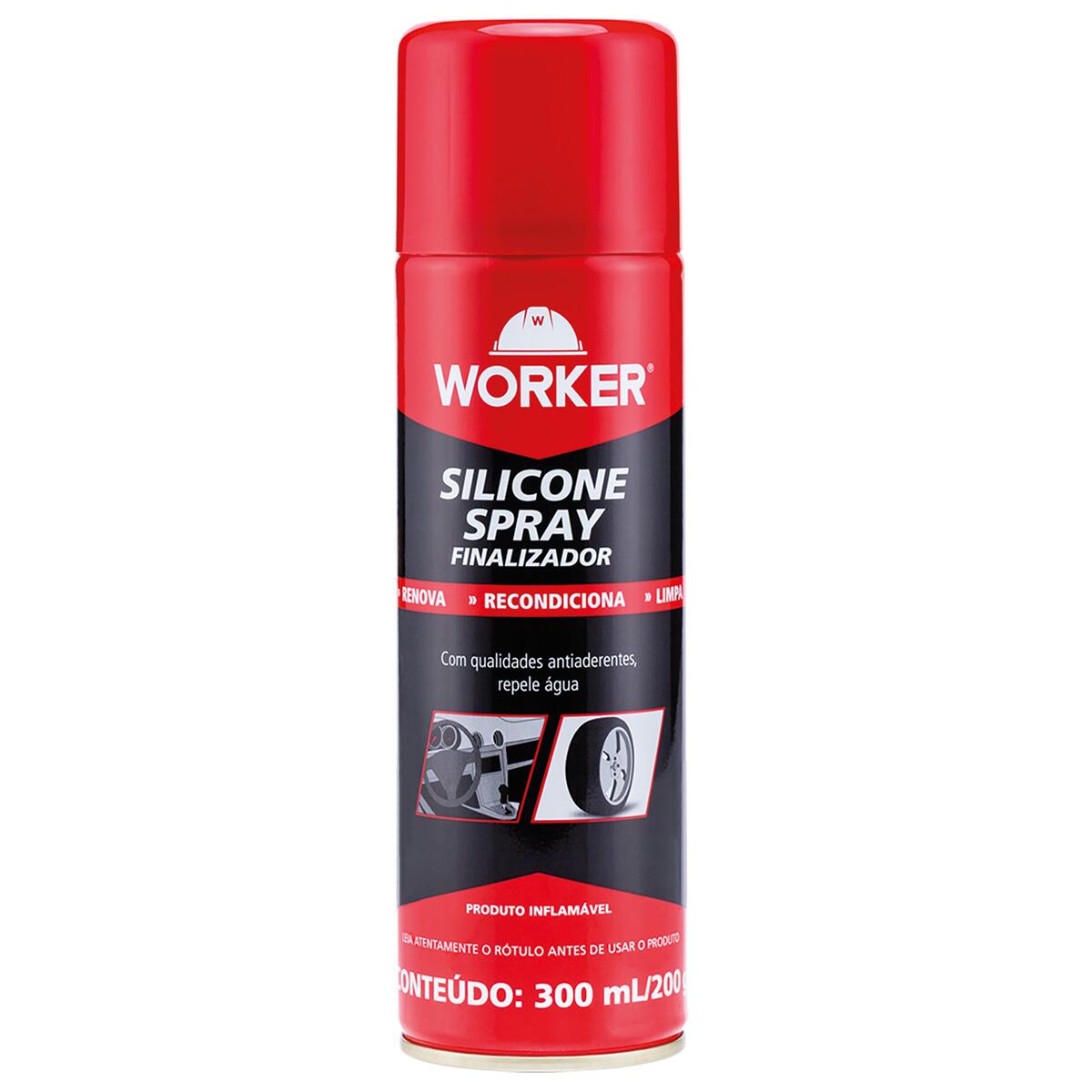 Silicone Spray Finalizador Com Anticorrosivo 300Ml Worker