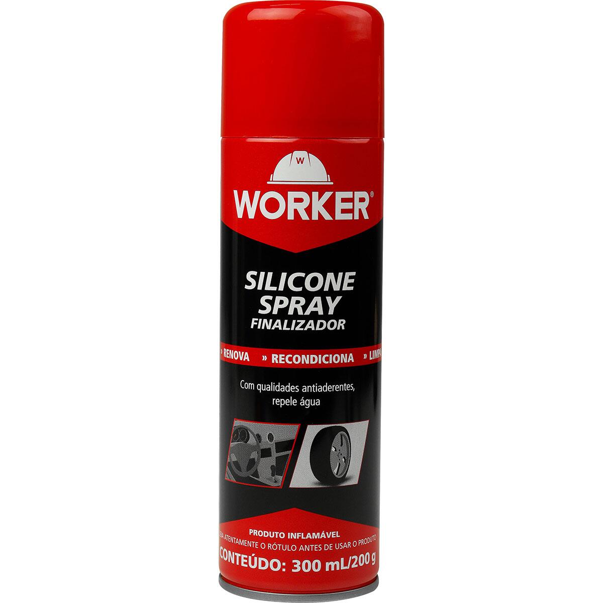 Silicone Spray Finalizador Com Anticorrosivo 300Ml Worker