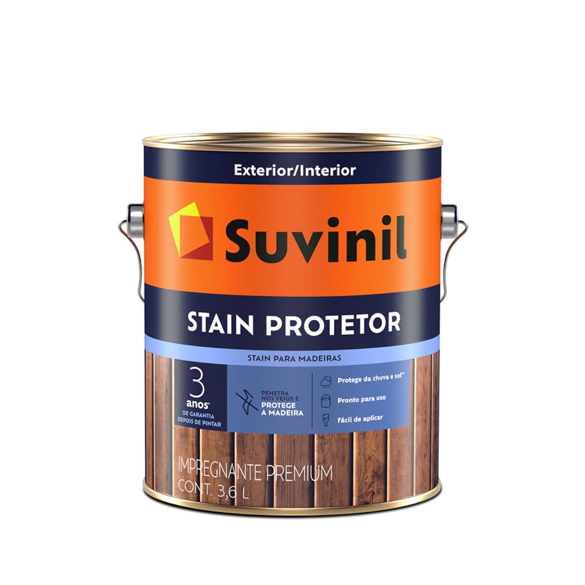 Verniz Impregnante Stain Protetor Natural 3	6L Suvinil