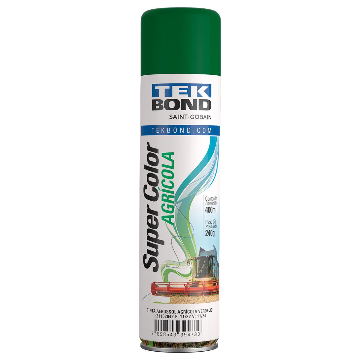Tinta Spray Agrícola 400Ml Super Color Verde Tekbond