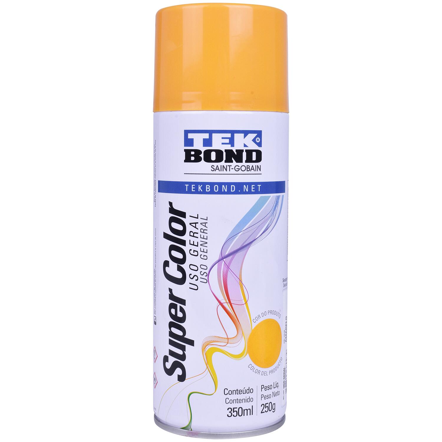 Tinta Spray Amarelo 350Ml Tekbond