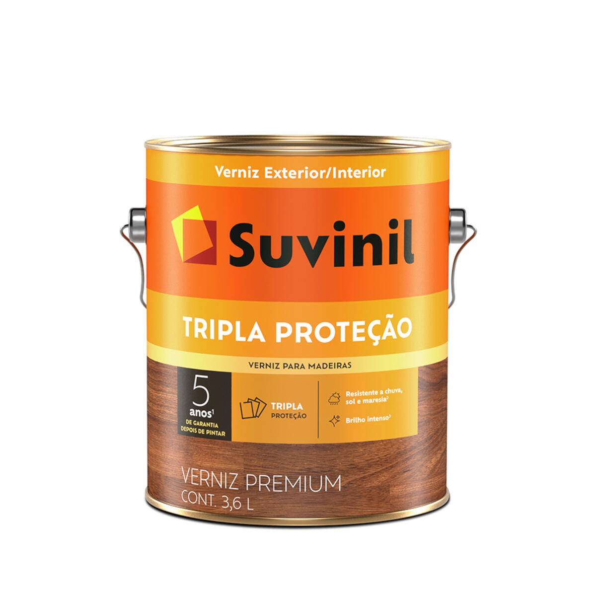 Verniz Tripla Proteção Brilho Natural 3	6L Suvinil